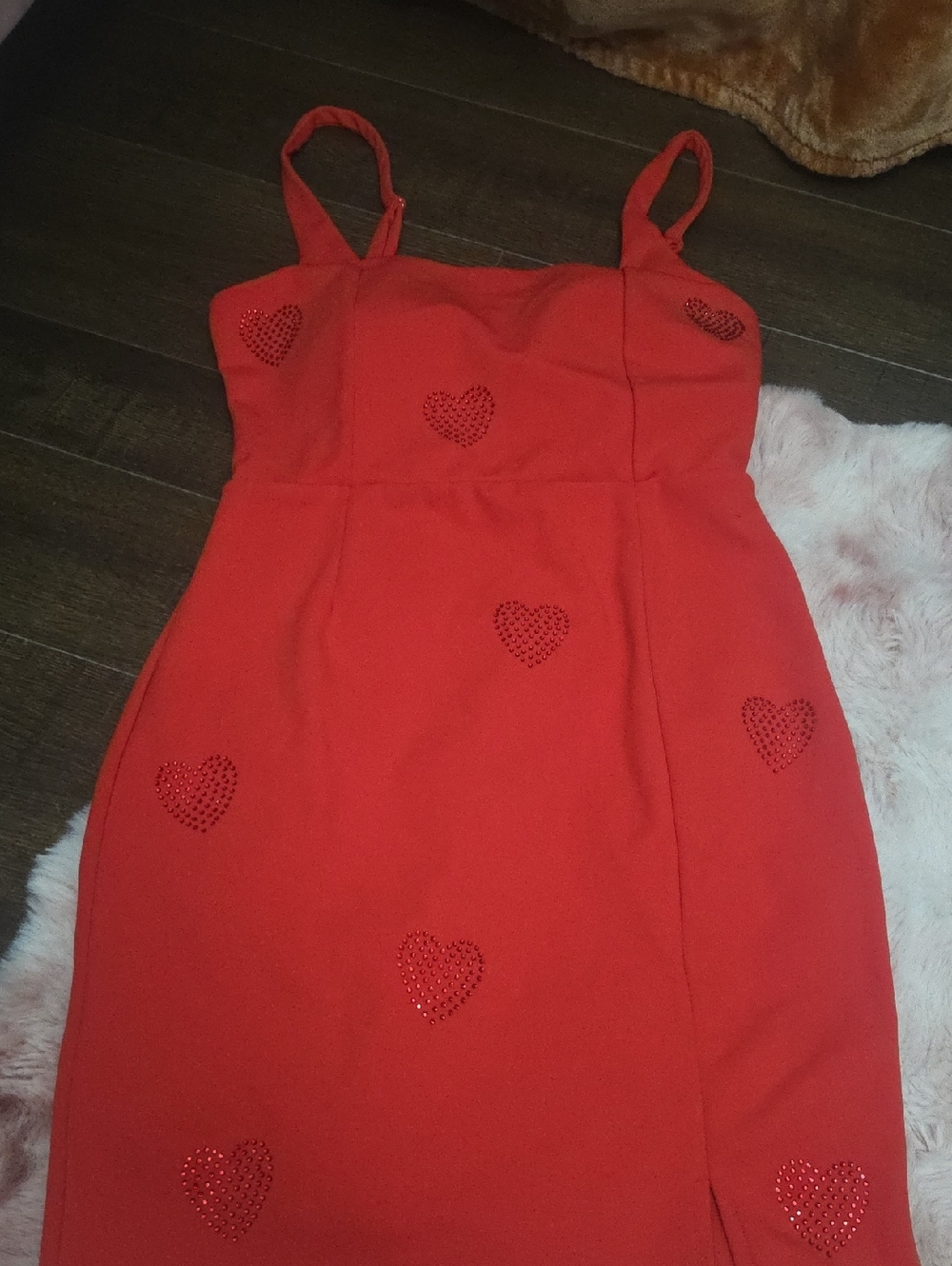 Planet Gold Valentine's Sweetheart Dress